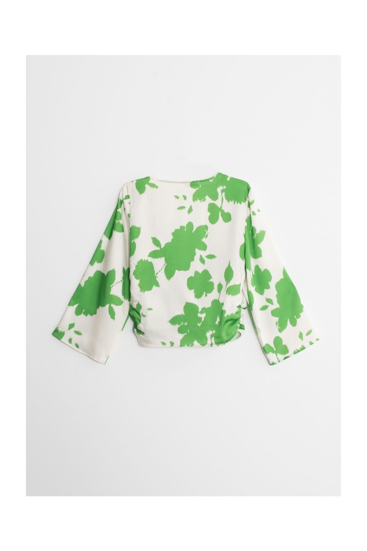 BLUSA ESTAMPADA FLORAL VERDE