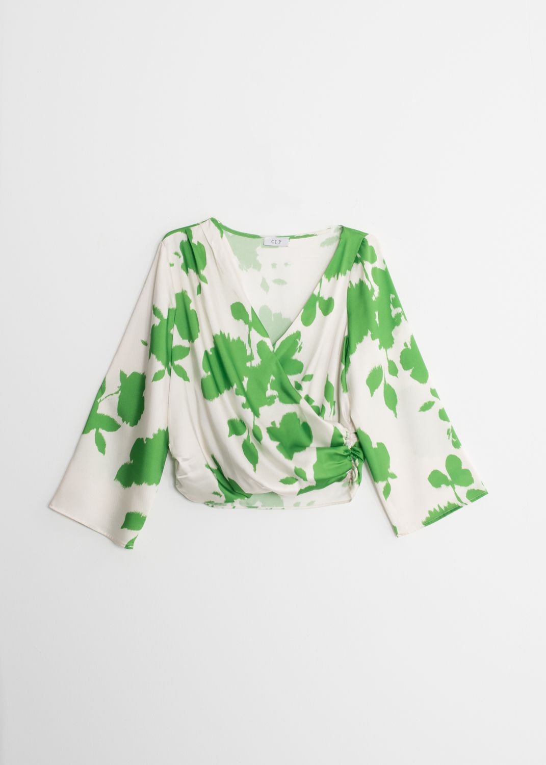 BLUSA ESTAMPADA FLORAL VERDE