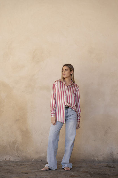 CAMISA BÁSICA ACETINADA