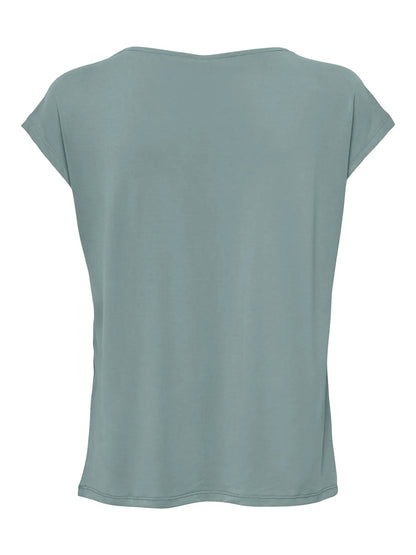 T-SHIRT DECOTE EM V