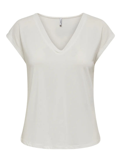 T-SHIRT DECOTE EM V